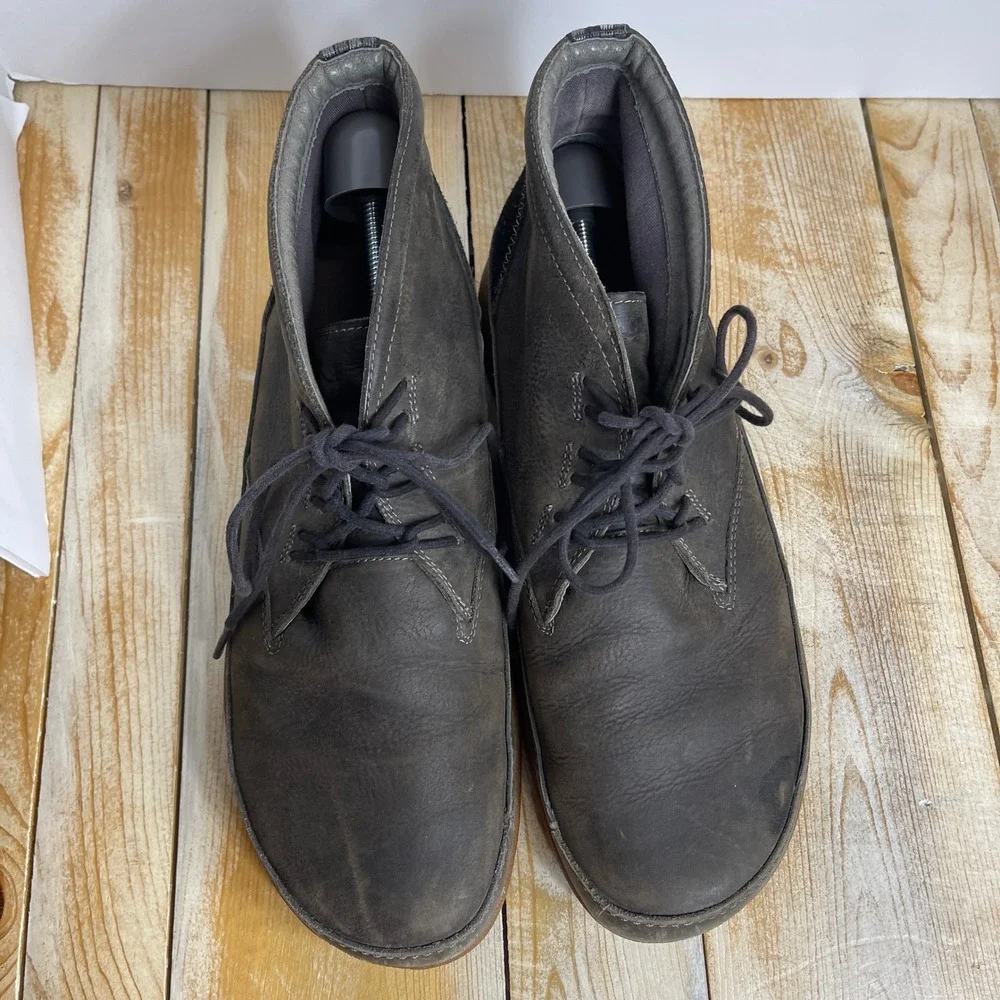 Chaco‎ Mens Montrose Chukka Boots Lace Up Casual Gray Shoes Mens 11